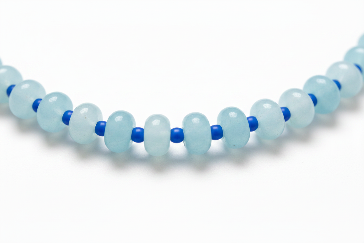 Newport Tide necklace bead pattern close-up