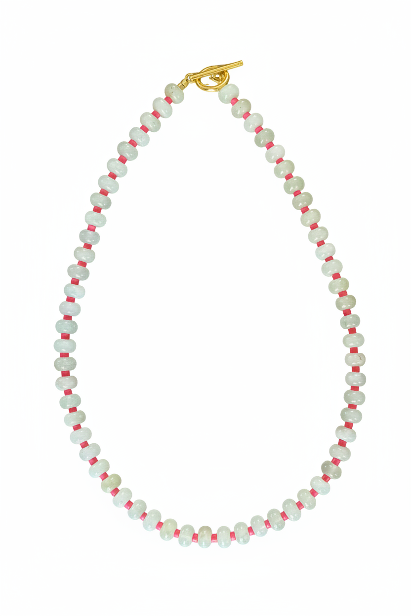 Greenport Bloom necklace full view