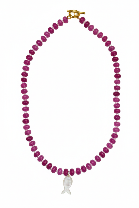 Amagansett Pearlfish necklace full view